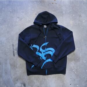 Vintage Y2K Ryan Sheckler Full ZIp Skater Grunge Hoodie Mens Size M